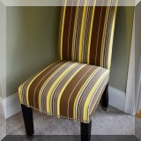 F24. Striped parson's chair. 